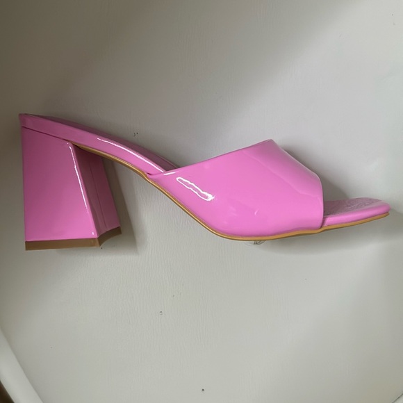 Princess Polly Shoes - Size 8 Pink Heels